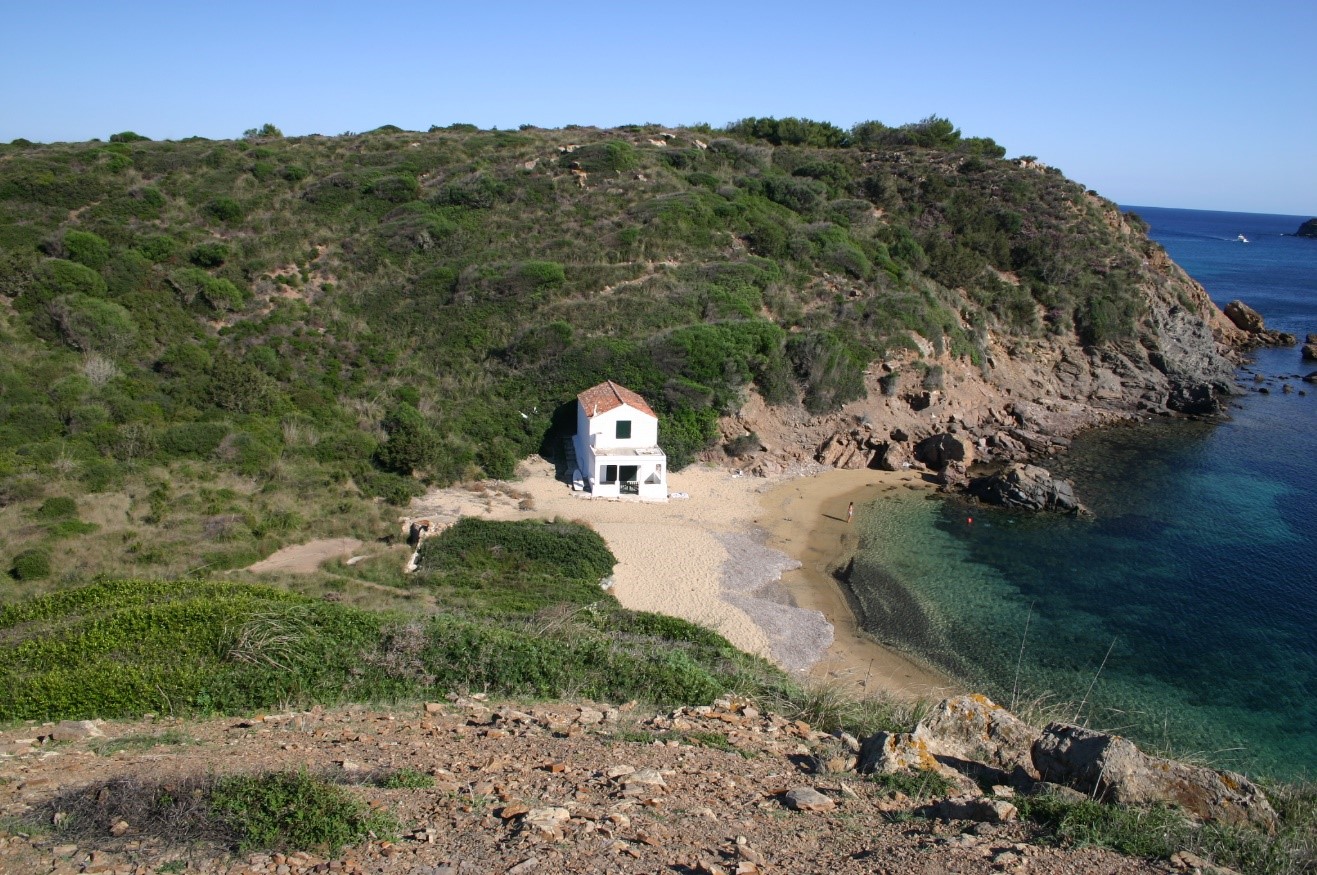 Small pretty cala in Menorca 